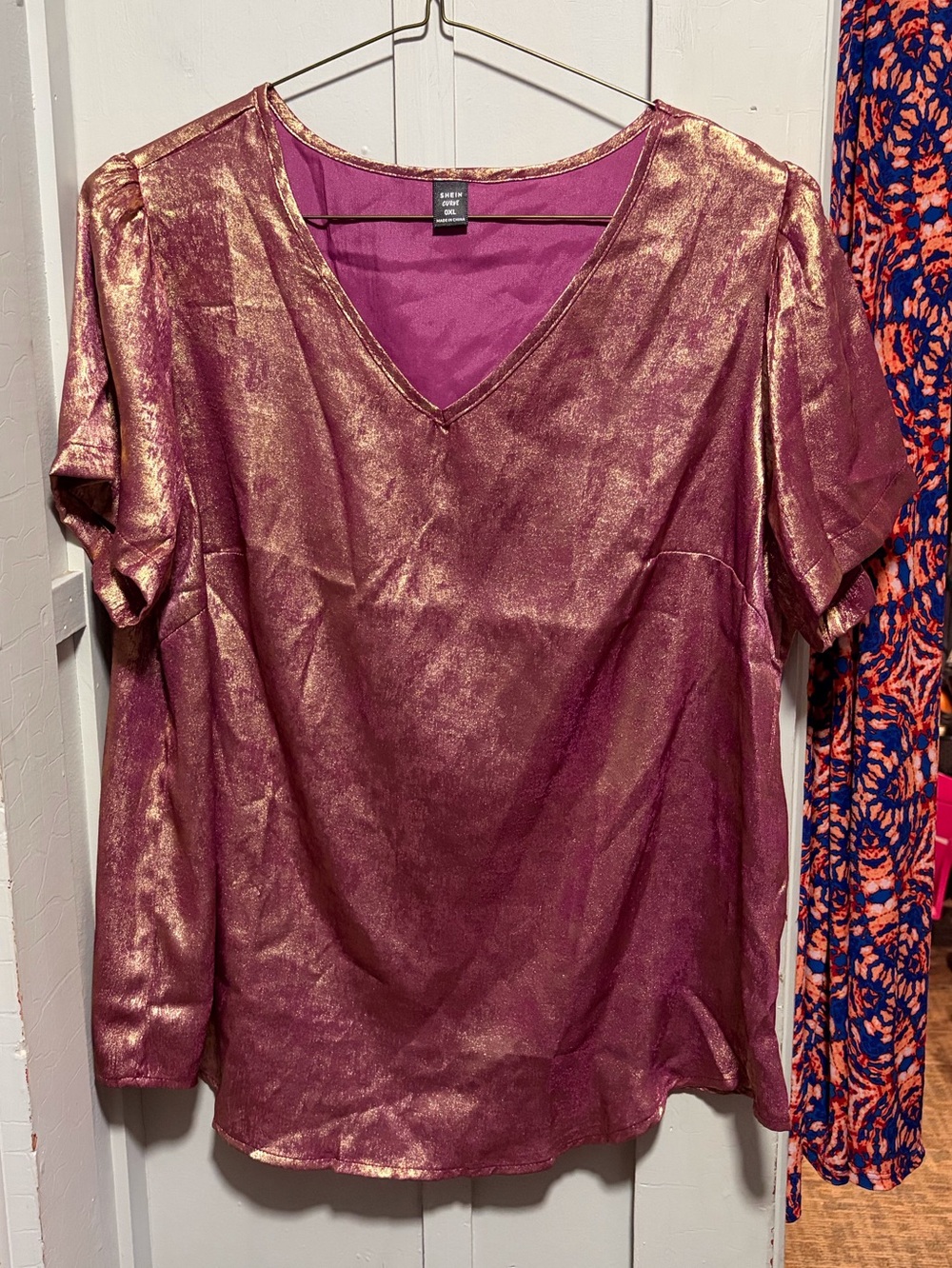 Womens shein shirt size 0xl